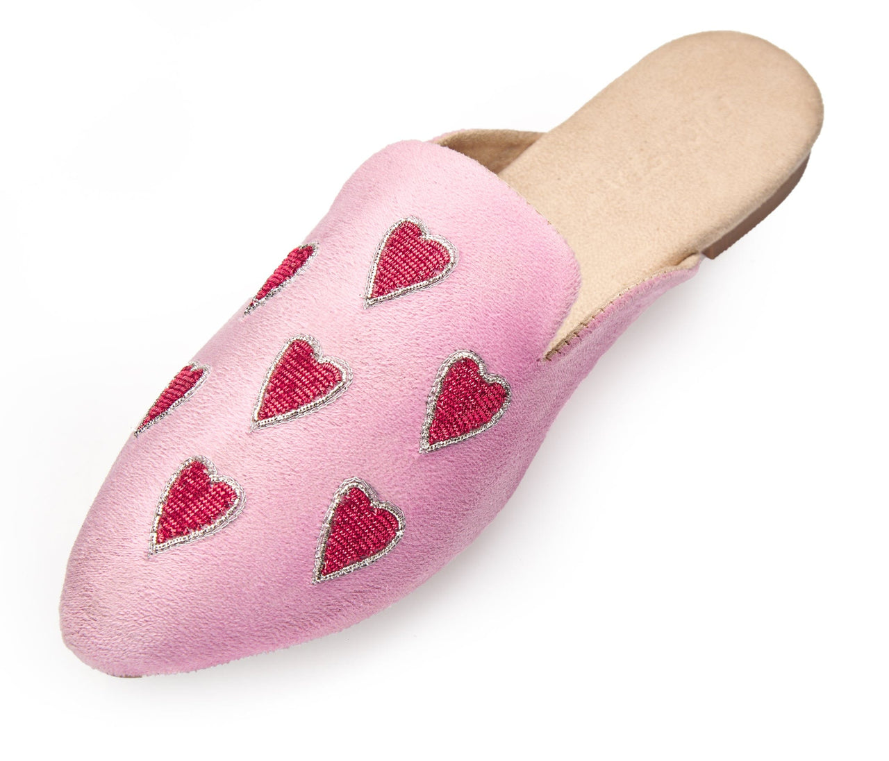 Red Heart Mules - Pink
