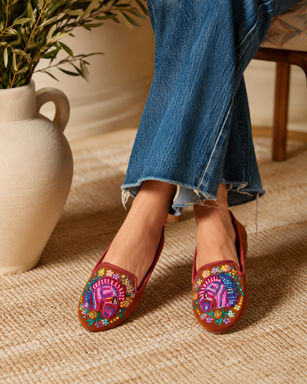 Cavalier Velvet Moccasin