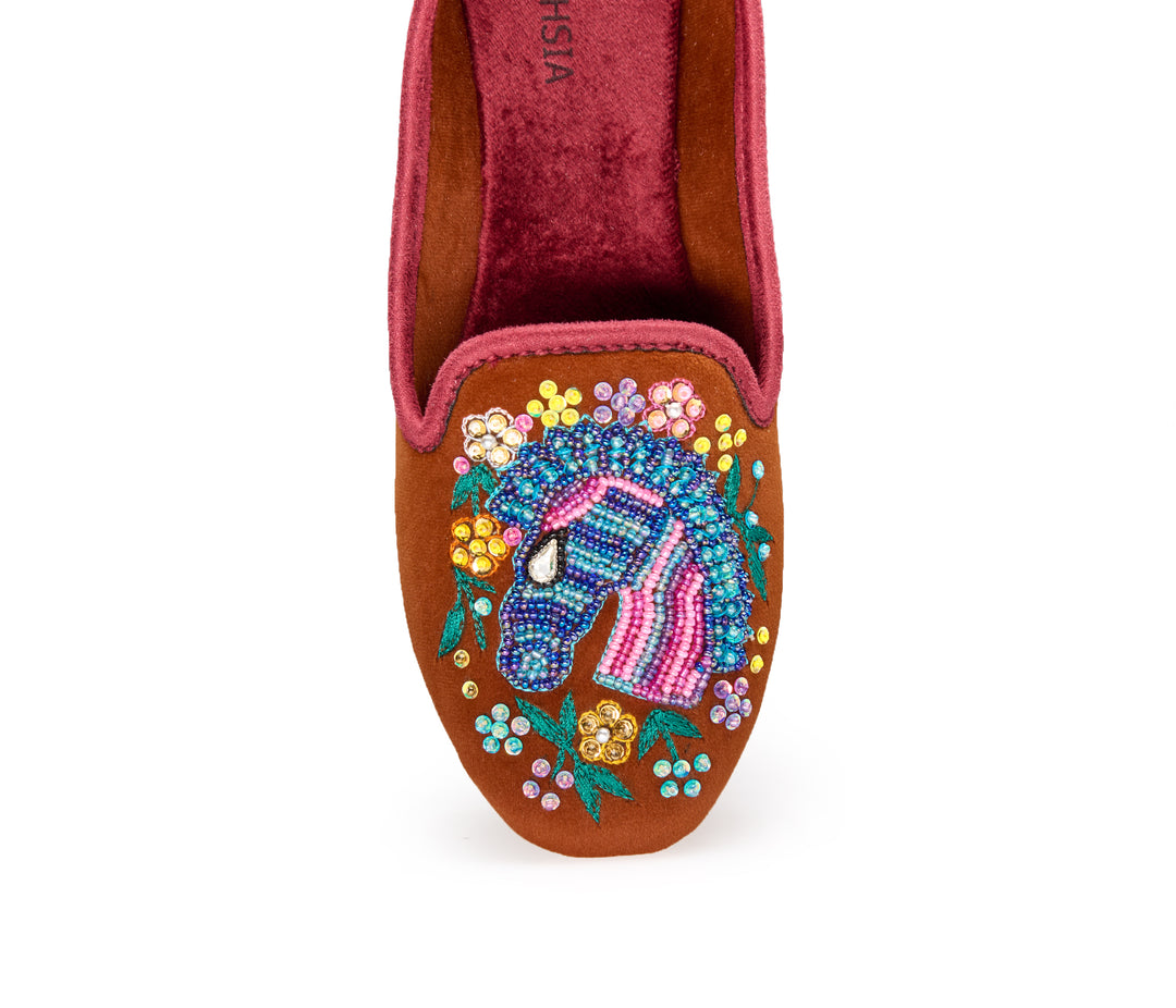 Cavalier Velvet Moccasin