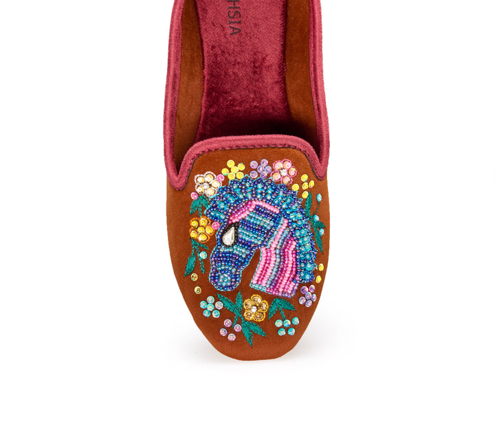 Cavalier Velvet Moccasin