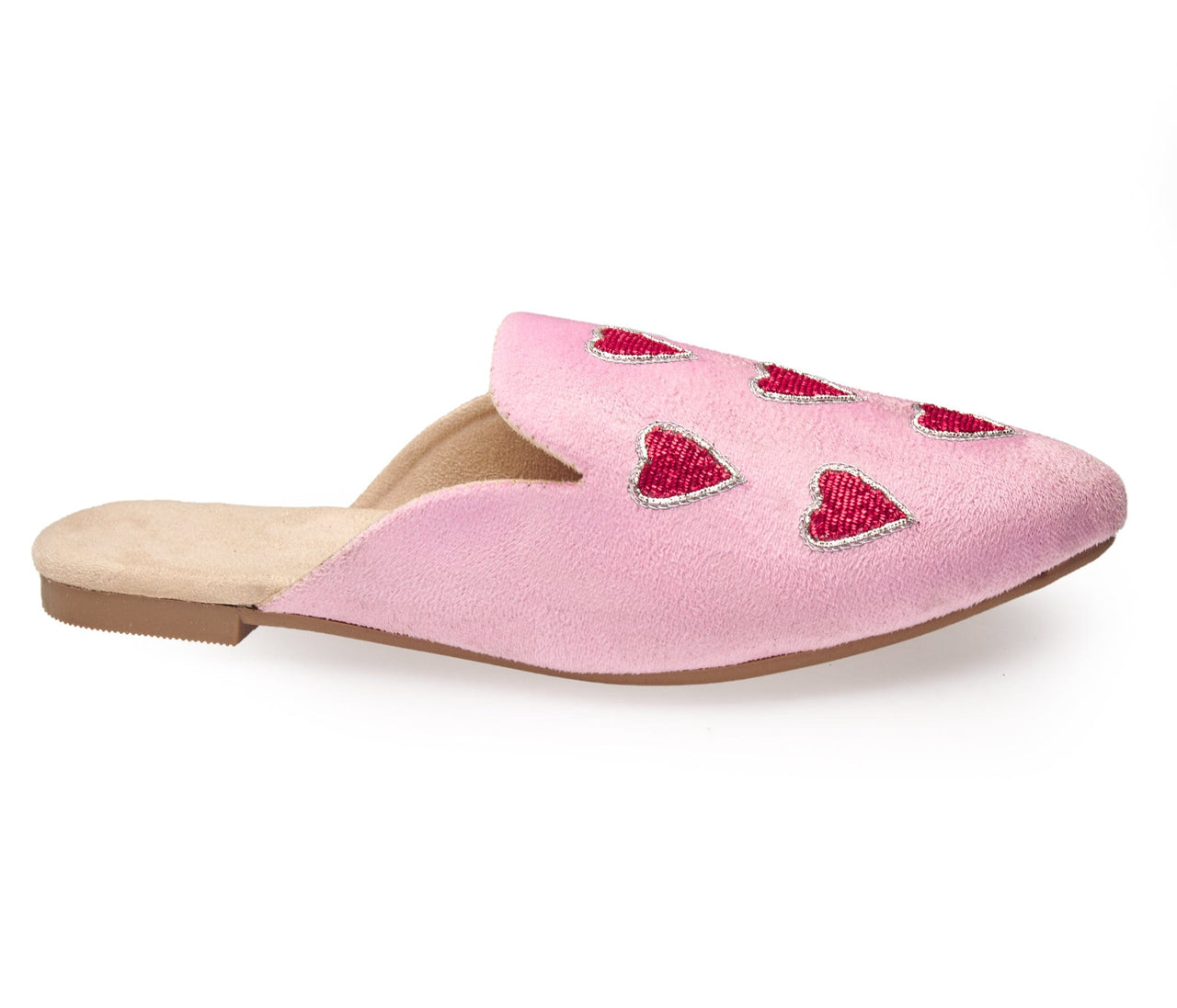 Red Heart Mules - Pink