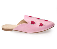 Thumbnail for Red Heart Mules - Pink
