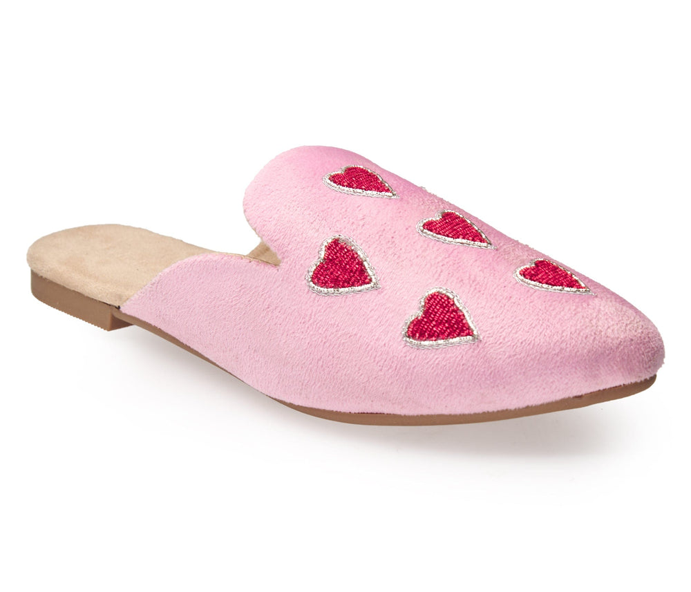 
                  
                    Load image into Gallery viewer, Red Heart Mules - Pink
                  
                