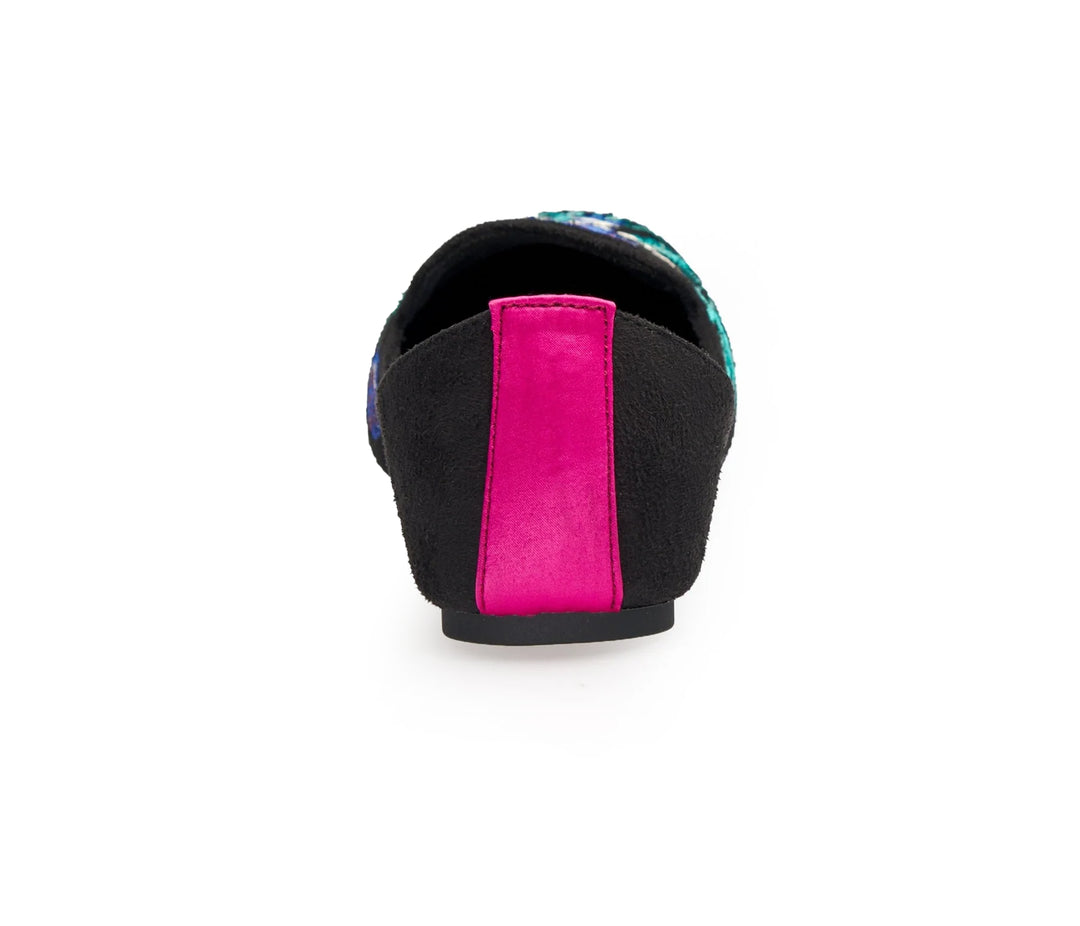 Midnight Blossom Loafers