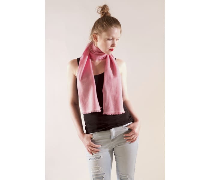 Small Cashmere Scarves - Baby Pink - Scarves